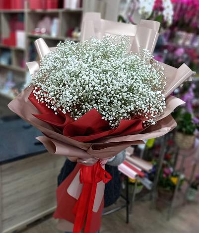Букет цветов из: Гипсофила в Новодеревянковской