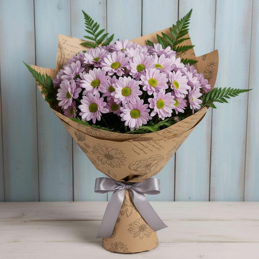 Букет цветов из: Хризантемы в Новодеревянковской