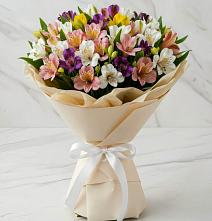 Букет цветов из:  Альстромерии #REPLACE_PRED# Новодеревянковской