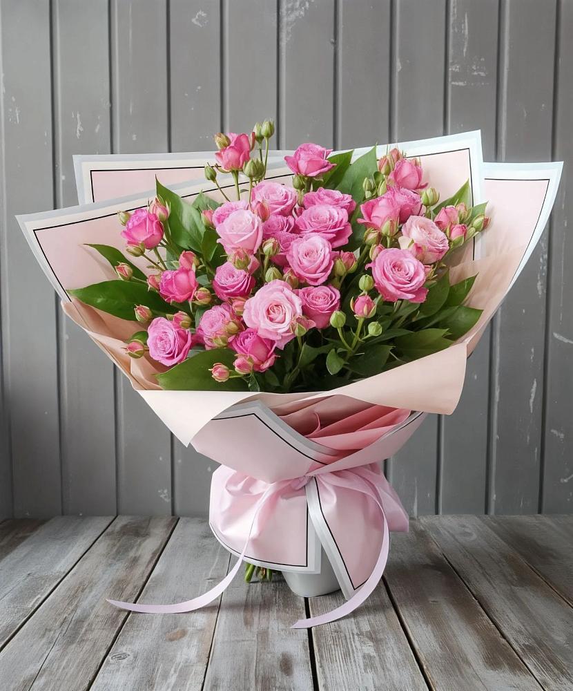 Букет Розовый кустик в Новодеревянковской