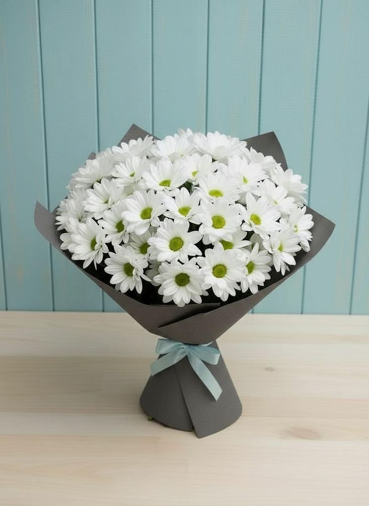 Букет цветов из: Хризантемы в Новодеревянковской