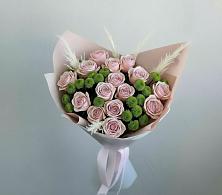 Букет цветов из:  Розы и Хризантемы в Новодеревянковской