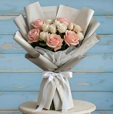 Букет цветов из:  Розы в Новодеревянковской