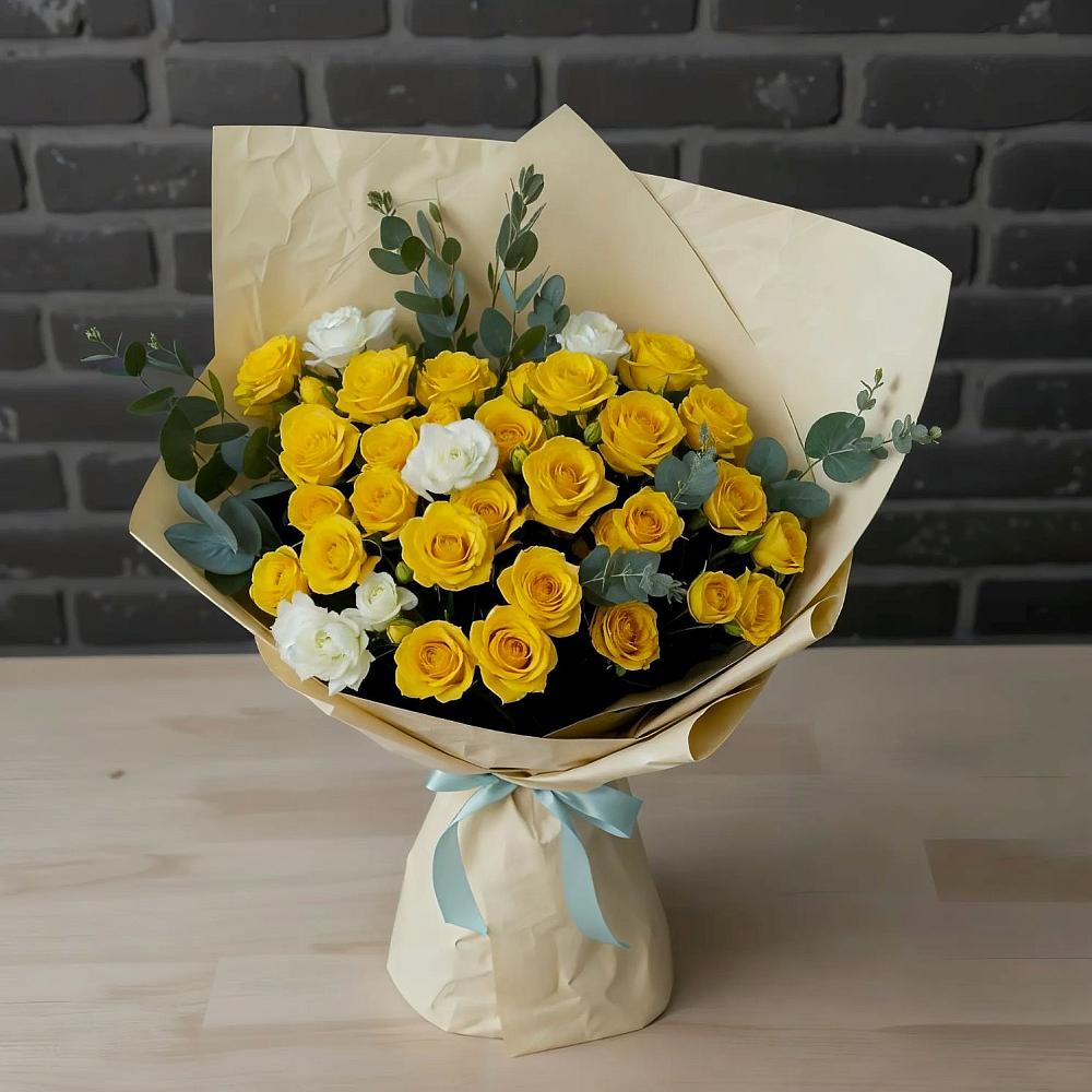 Букет цветов из: Розы в Новодеревянковской