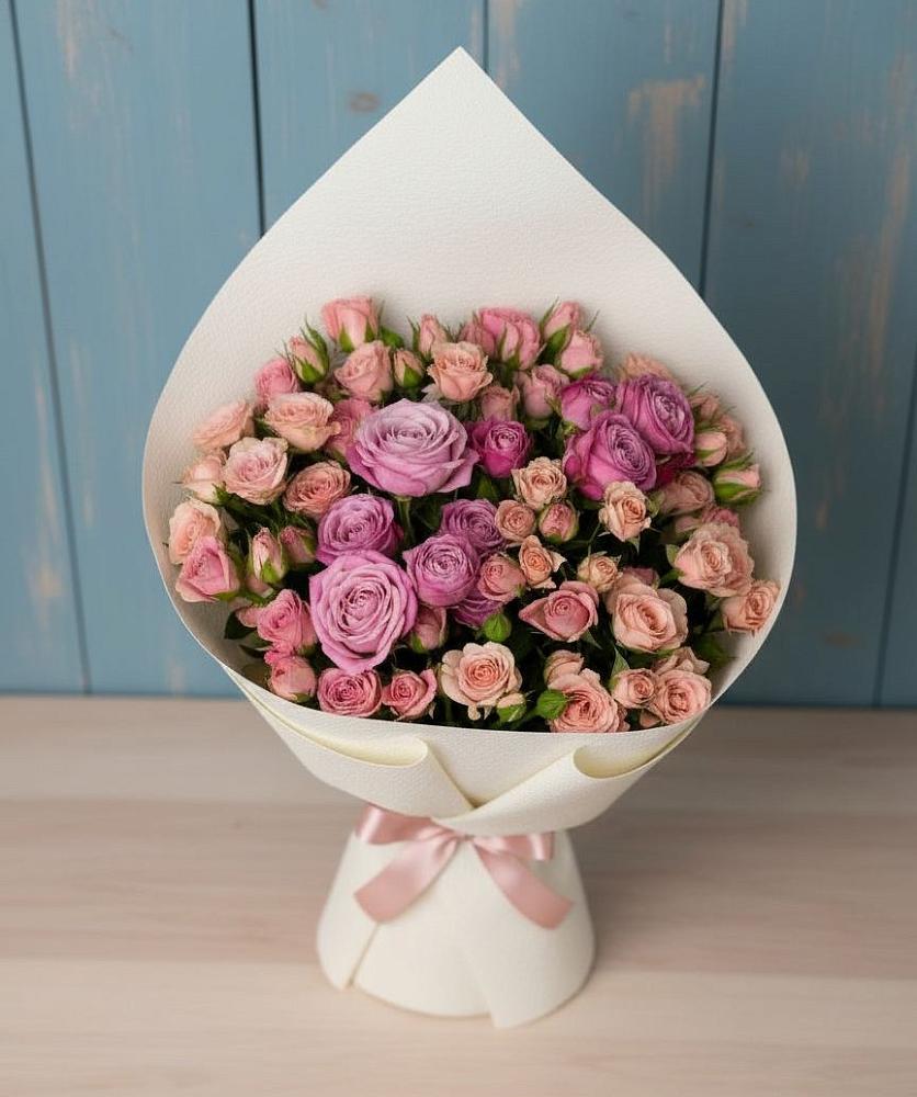 Букет цветов из: Розы в Новодеревянковской