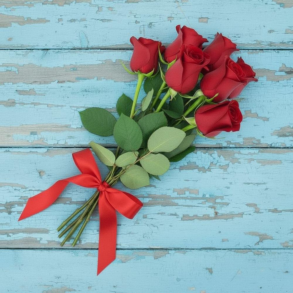 Букет Красные розы в Новодеревянковской