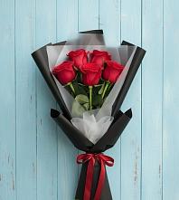 Букет цветов из:  Розы #REPLACE_PRED# Новодеревянковской