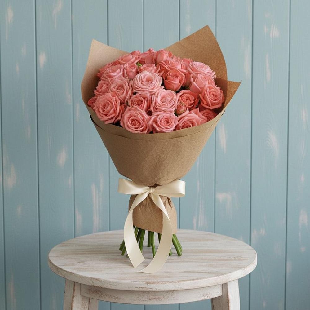 Букет цветов из: Розы в Новодеревянковской