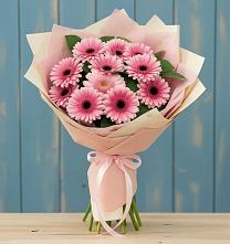 Букет цветов из:  Герберы в Новодеревянковской